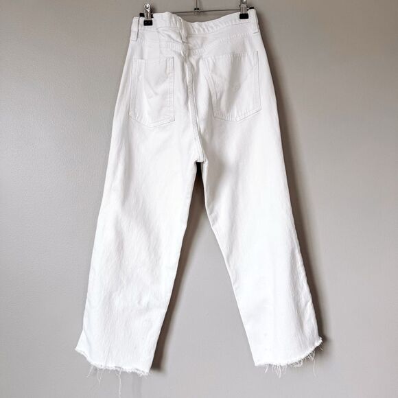 Hudson High Rise Remi Straight Cropped White Size 32 - Picture 5 of 10